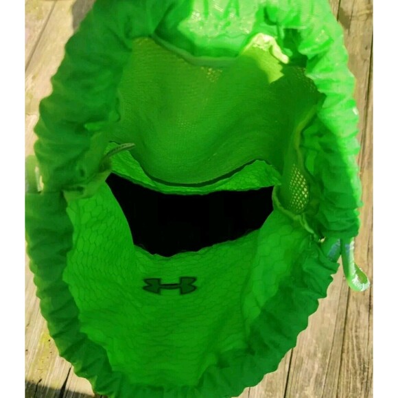 Under Armour Backpack Green Drawstring Tote Bag RN#104409 Bookbag - Picture 11 of 14
